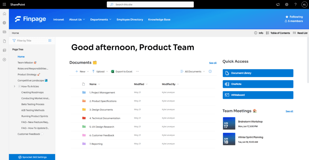Introducing Version 6.2: Page Tree Wiki Available in Team Sites