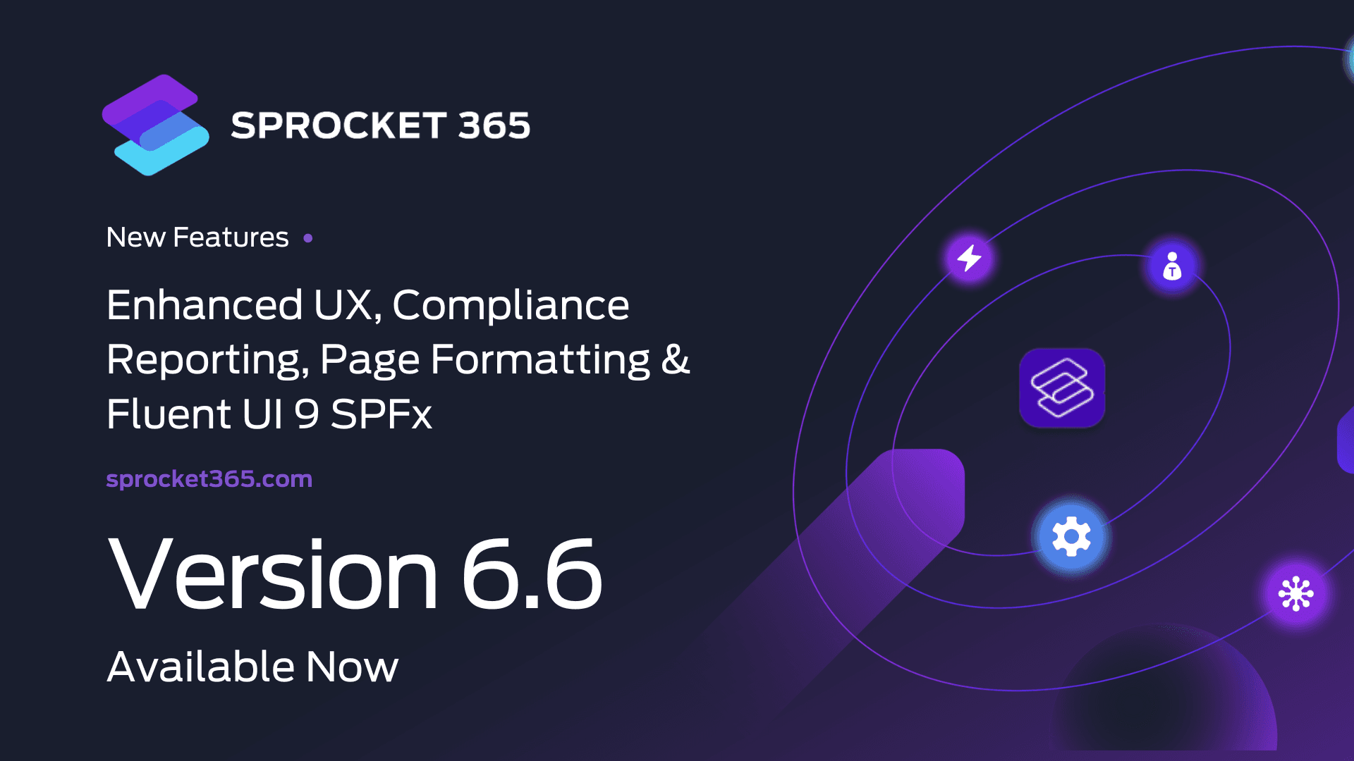 Version 6.6: Enhanced UX, Settings, Compliance Reporting, Page Formatting, People Hub & Fluent UI 9 SPFx